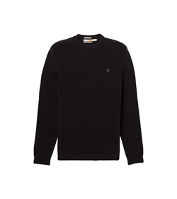MAGLIONE GIROCOLLO IN LANA MERINO COHAS BROOK NERO